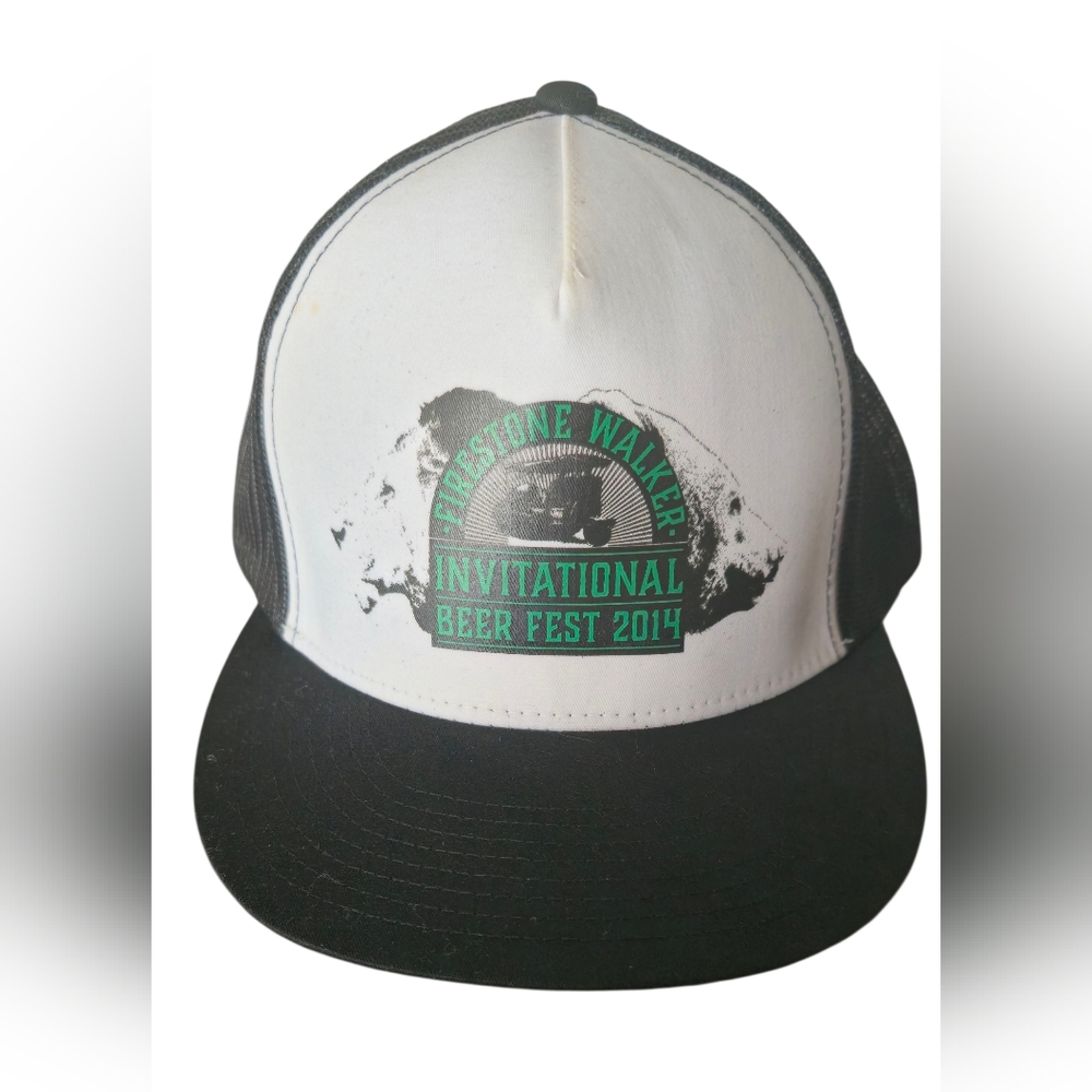 Firestone Walker Invitational Beer Fest 2014 Trucker Hat Snapback White Black